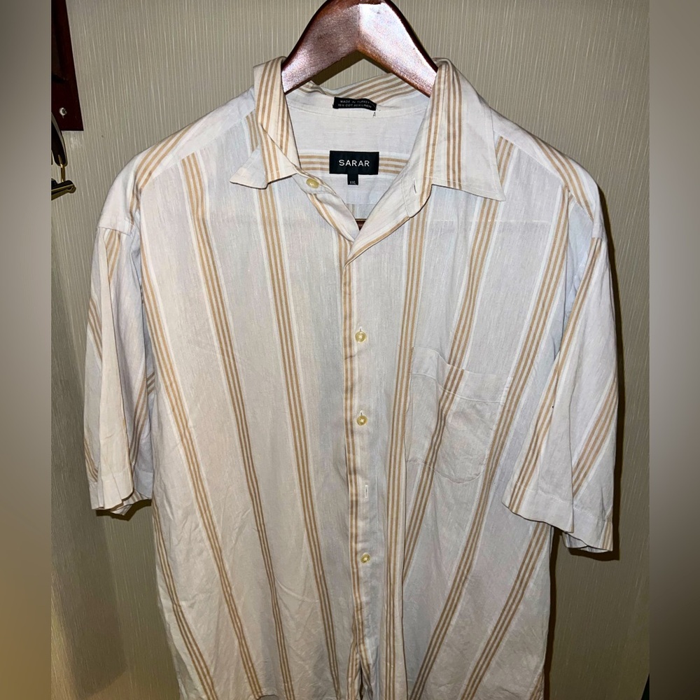Sarar Casual Beige Button Up